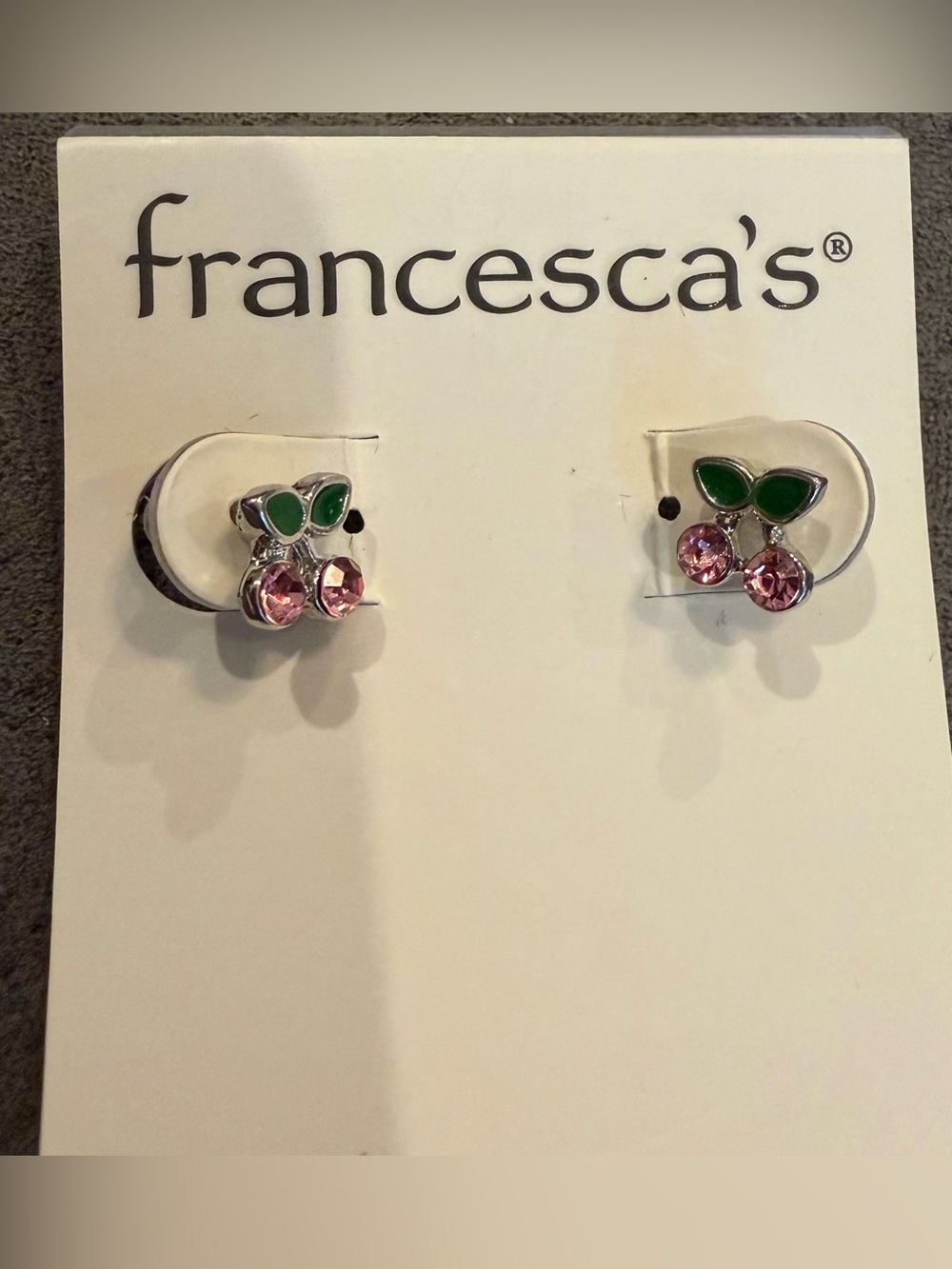 Earrings Pierced Cherries Francesca’s New
